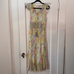 Floral Multicolor Maxi Dress